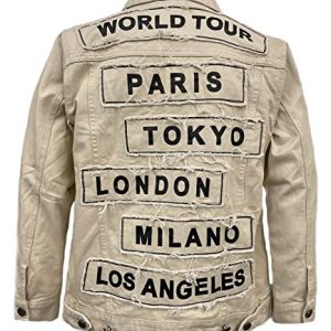 Men's Distressed Denim Jacket